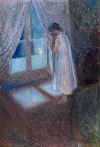 An author's own painting, before any type