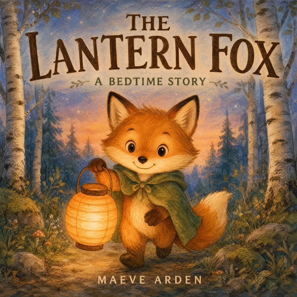 The Lantern Fox v1 — Generated square, not cropped square